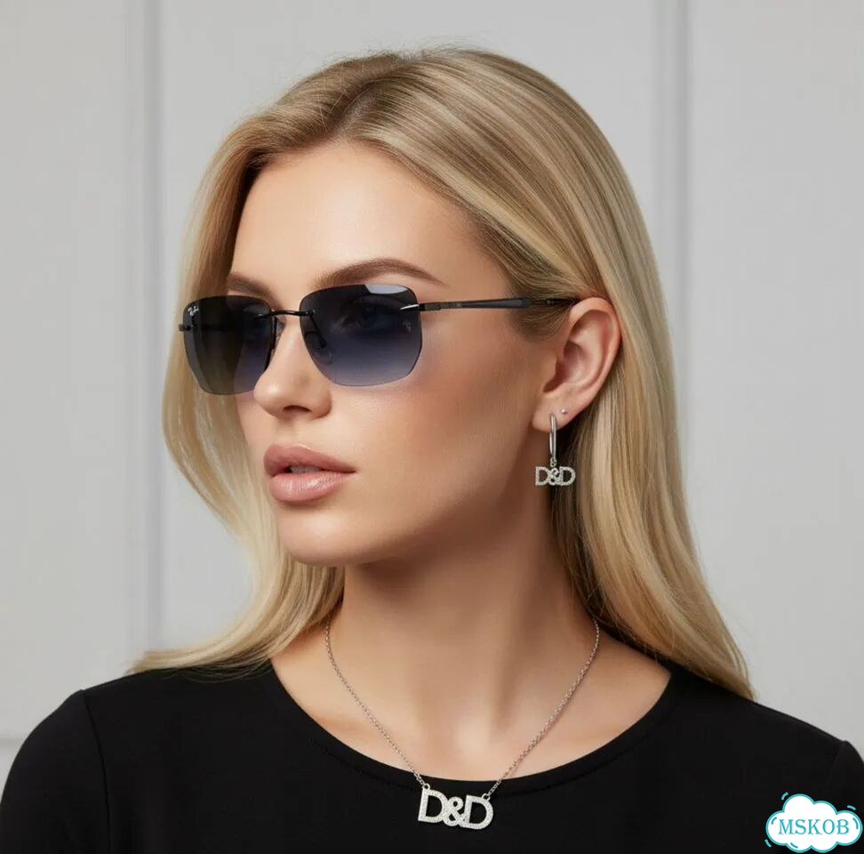Солнцезащитные очки Ray Ban унисекс стекло фото 9