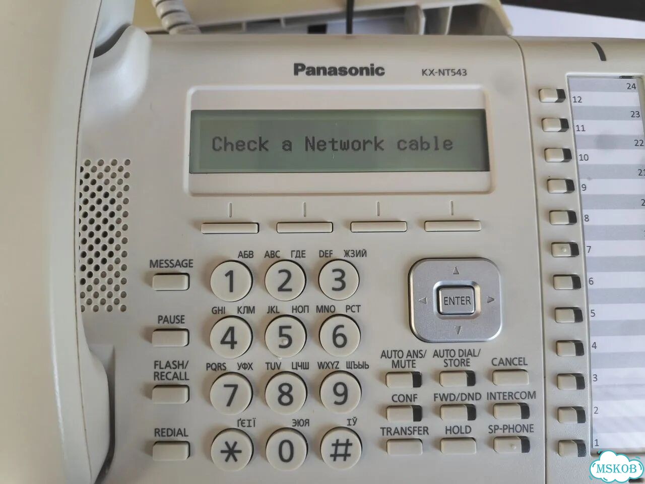 IP телефон panasonic kx-nt543 фото 1