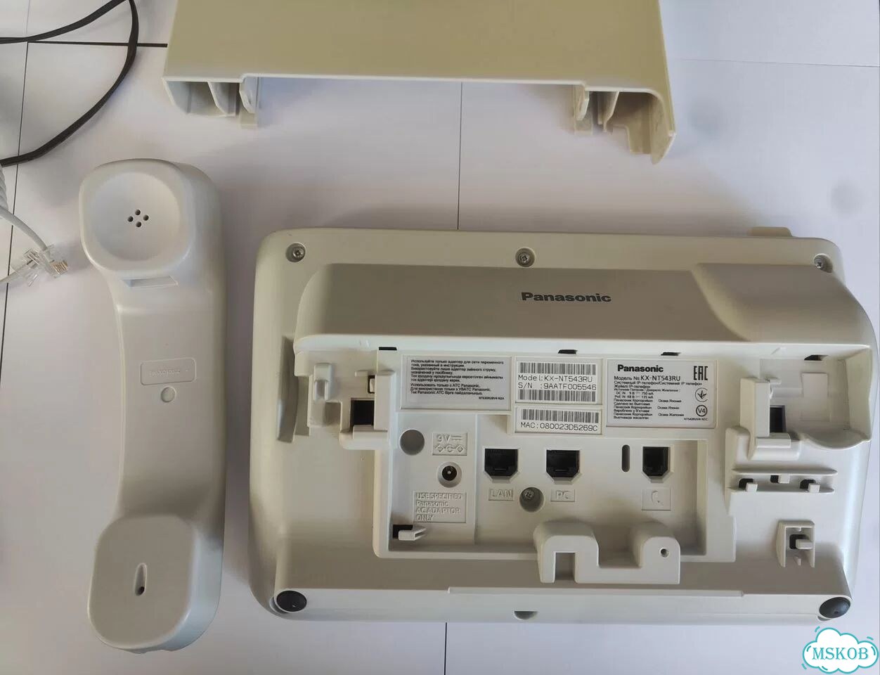 IP телефон panasonic kx-nt543 фото 4