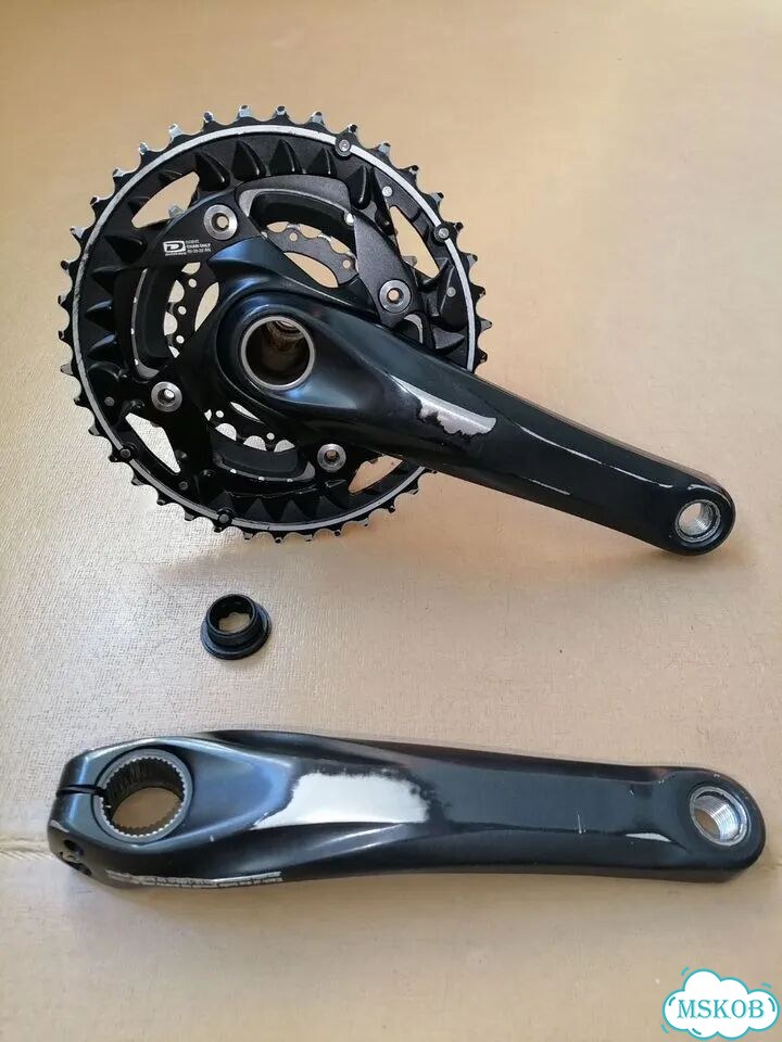 Шатуны Shimano deore, 175mm, Hollowtech, 96 bcd фото 1