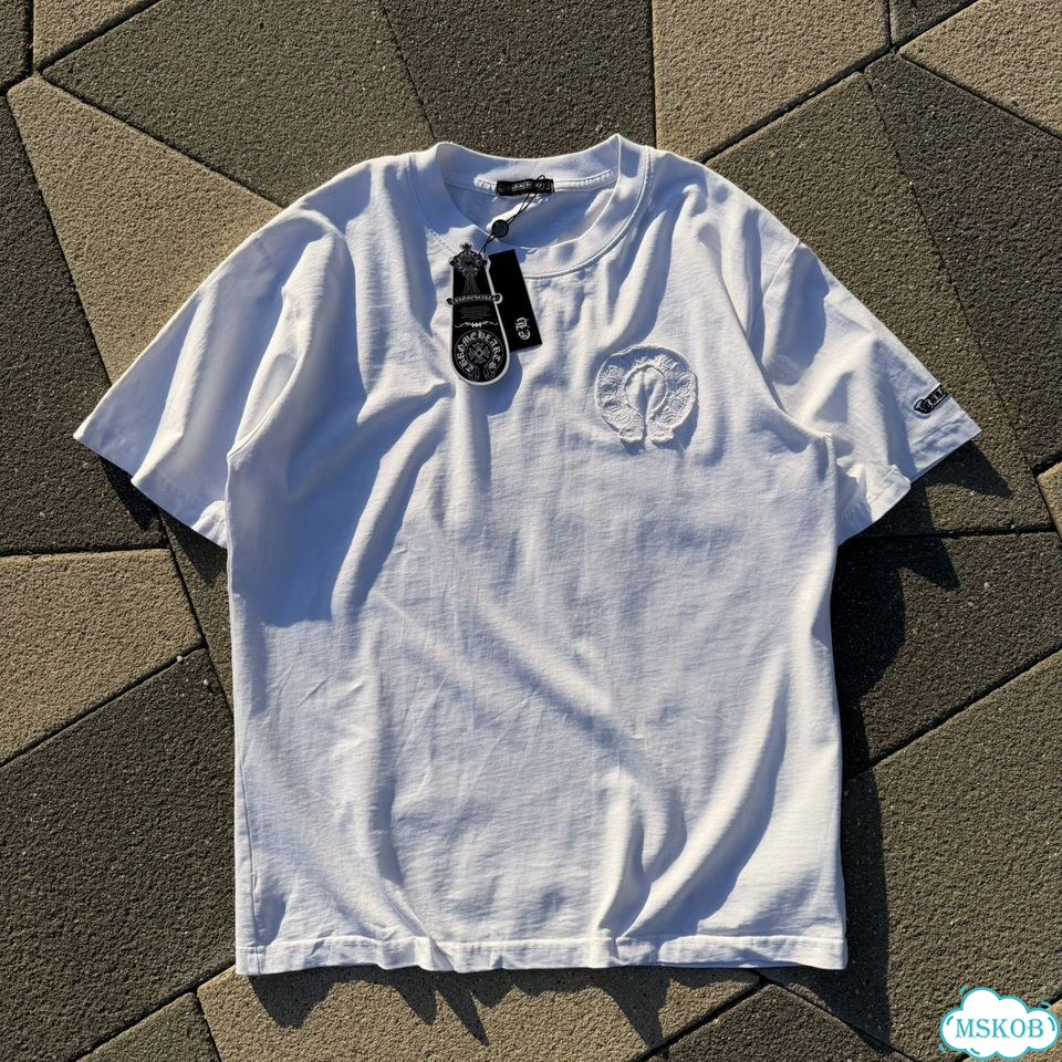 Футболка базовая Chrome Hearts 100% хлопок фото 2