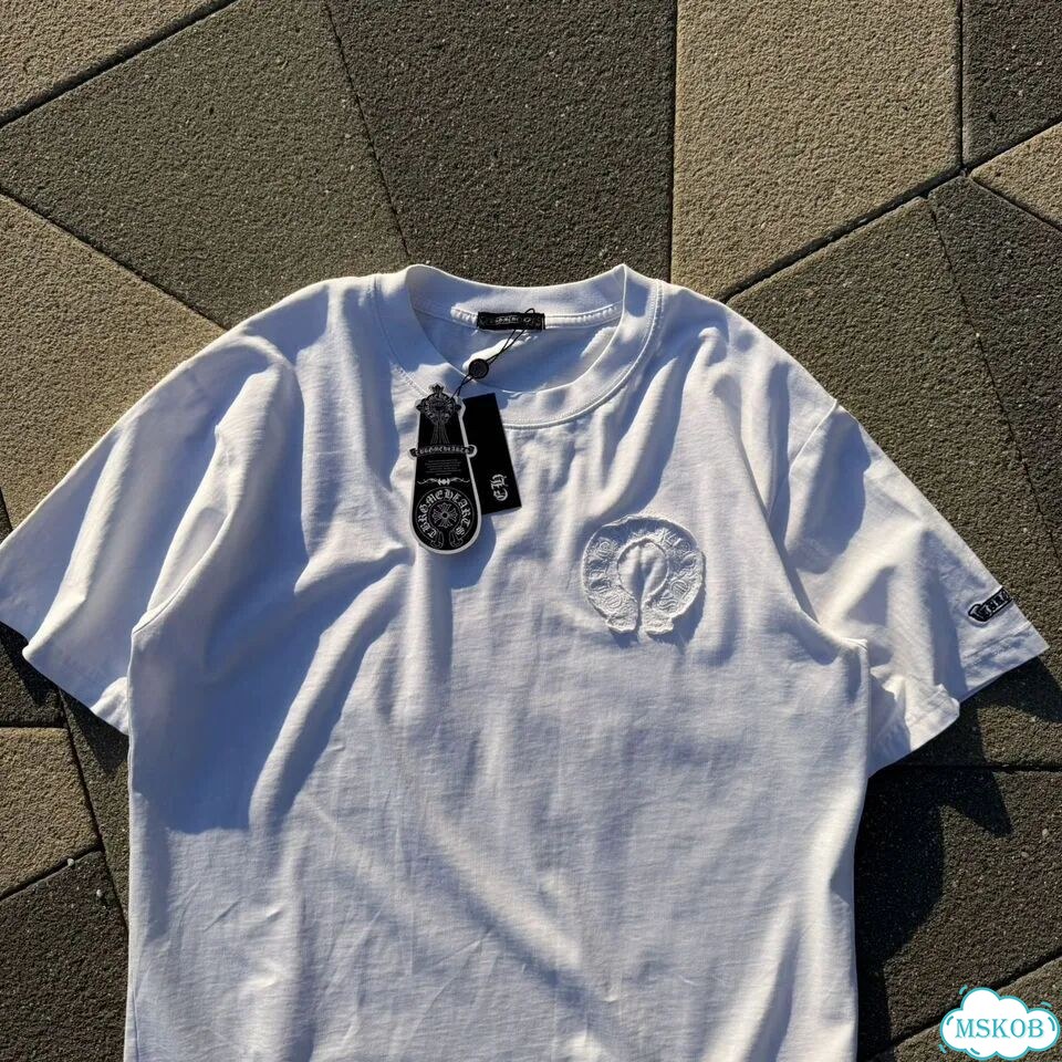 Футболка базовая Chrome Hearts 100% хлопок фото 5
