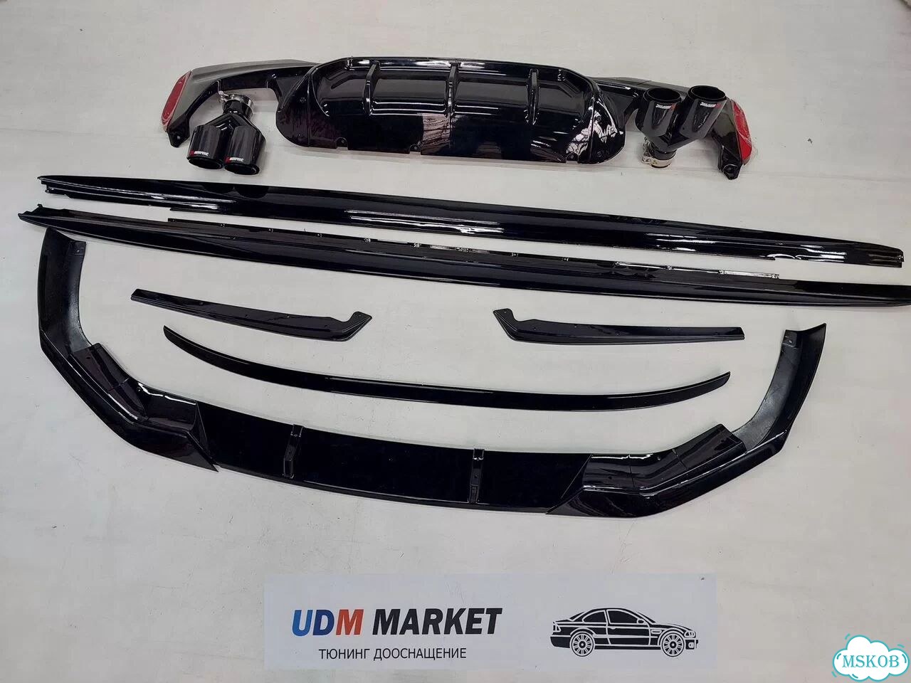 BMW G30 М обвес с насадками фото 1