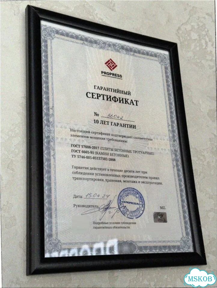 Тротуарная плитка Новый город фото 7