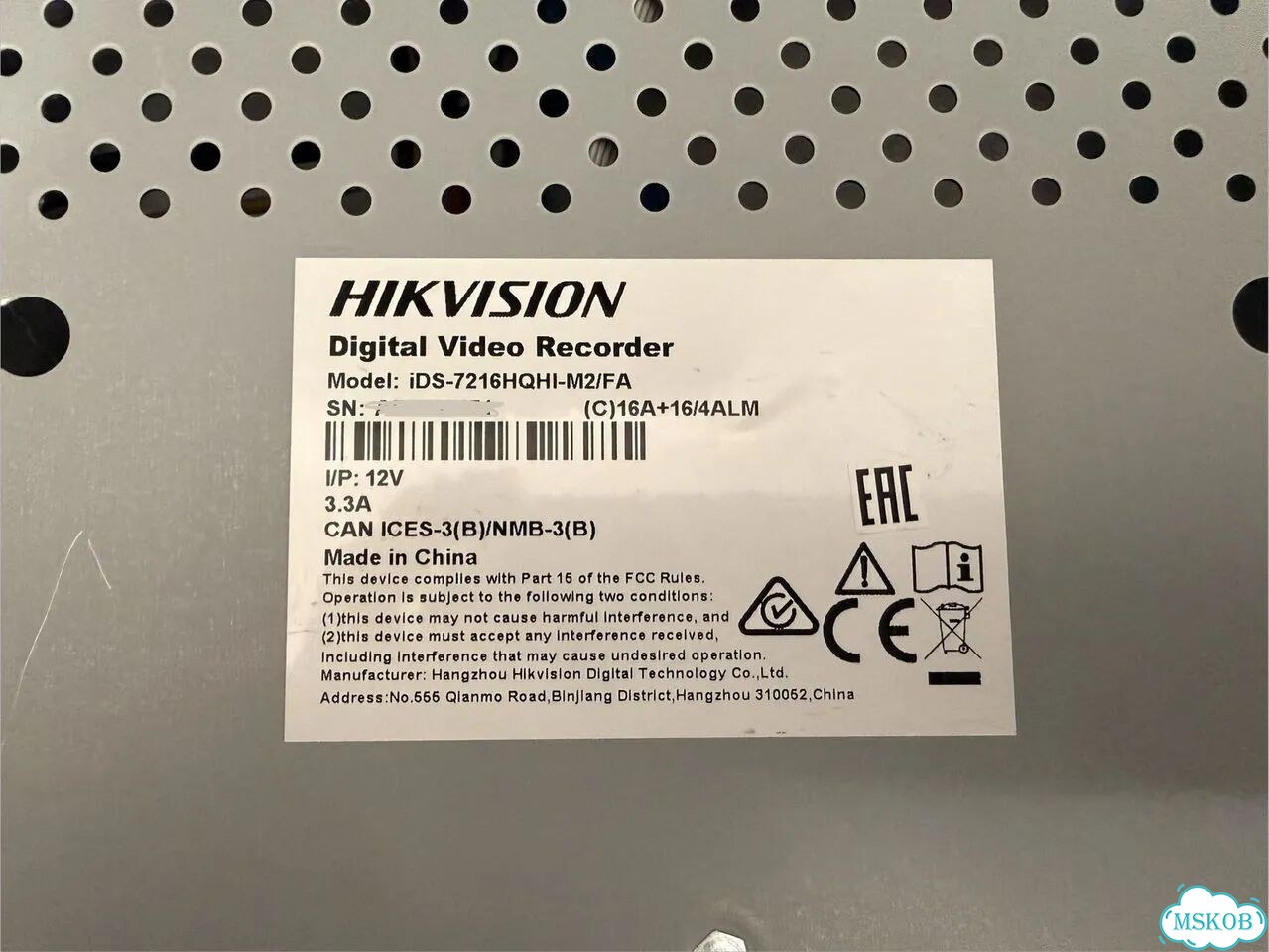 Видеорегистратор Hikvision iDS-7216hqhi-M2/FA(C) фото 3