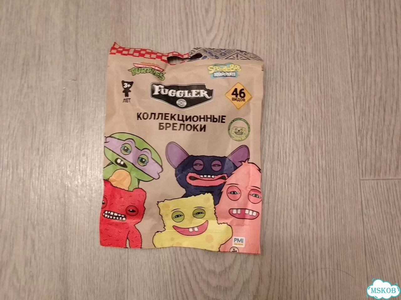Брелок Fuggler Губка Боб Спанч Боб фото 1
