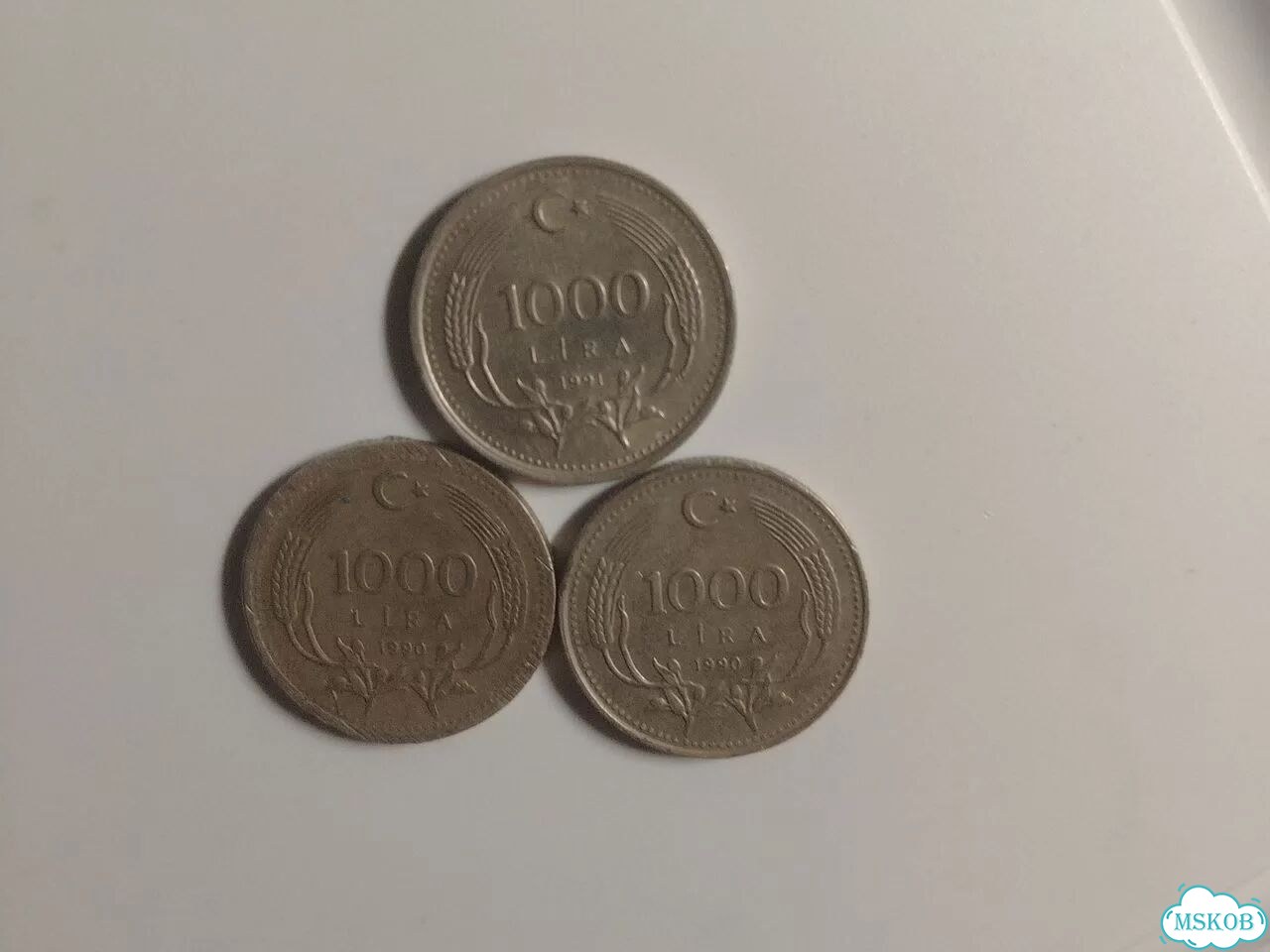 Монета Турецкая Республика 1000 лир 1990 года фото 2