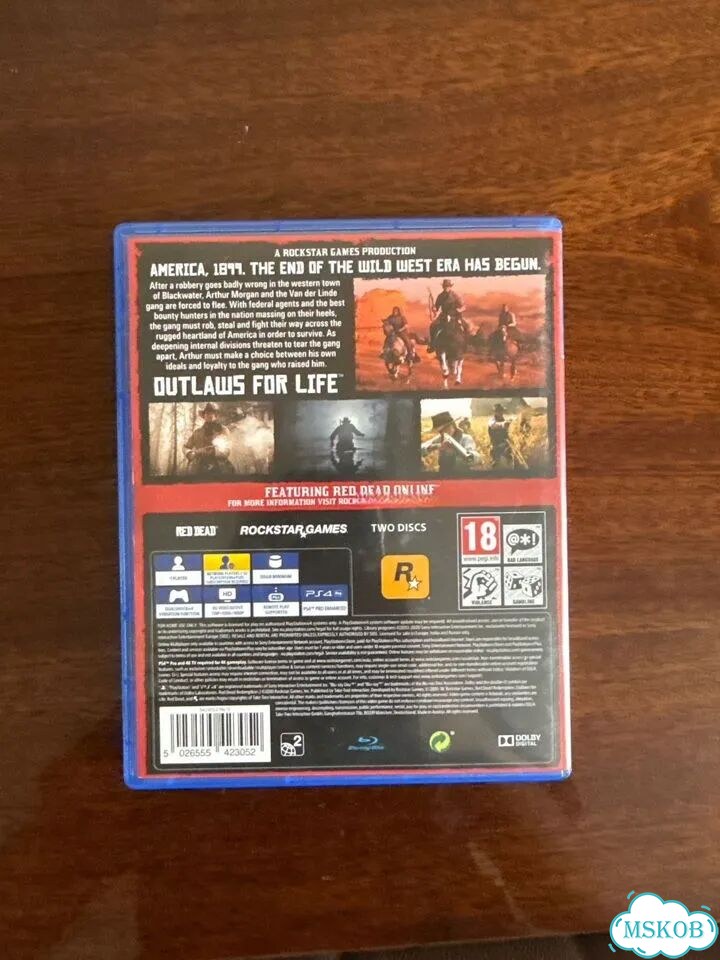 Диск ps4 red dead redemption 2 Рдр 2 фото 4