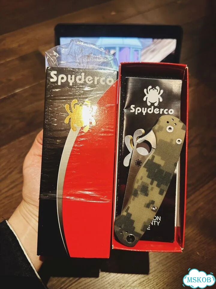 Нож spyderco military фото 1