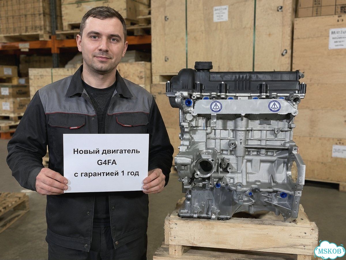 Двигатель G4FA 1.4 новый фото 1