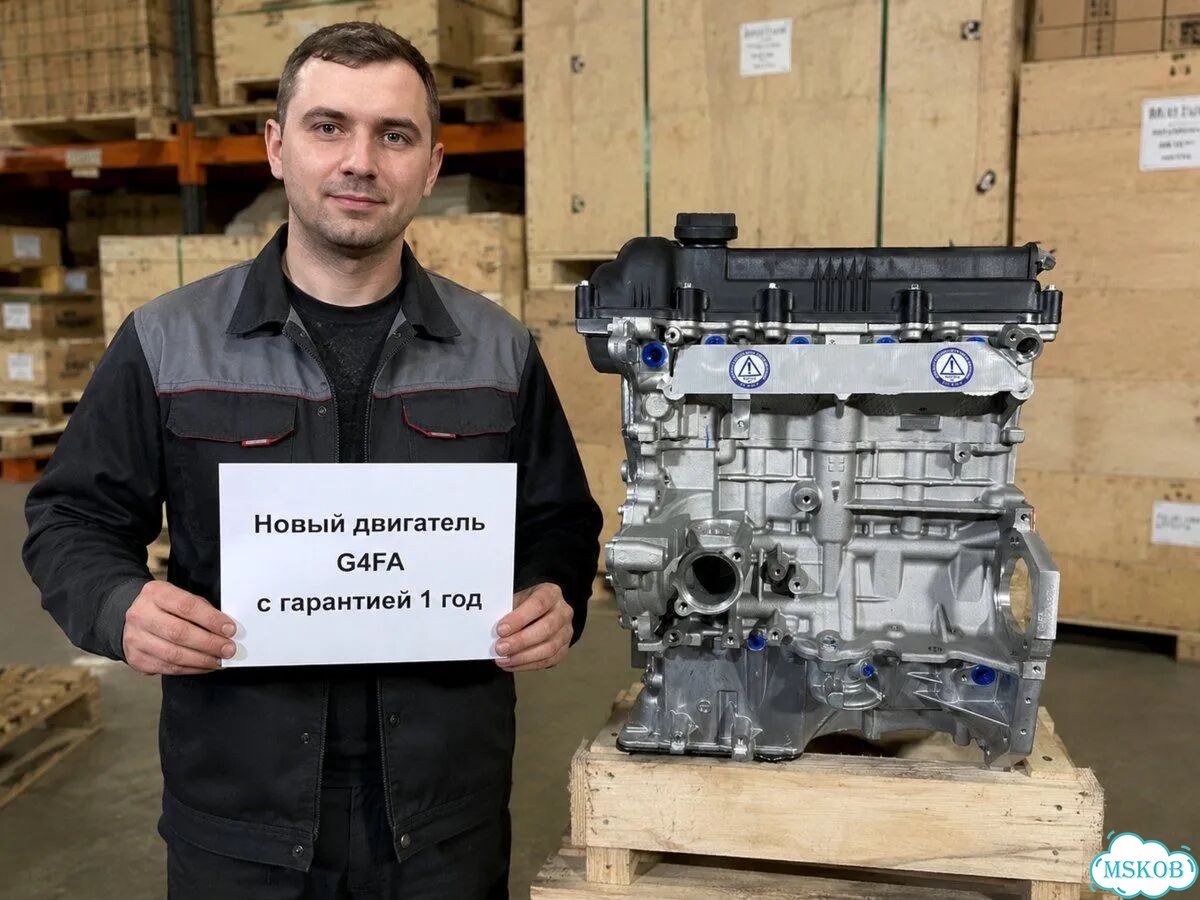 Новый двигатель G4FA 1.4л фото 1