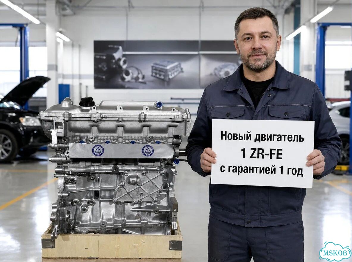 Новый двигатель 1ZR-FE 1.6 фото 1