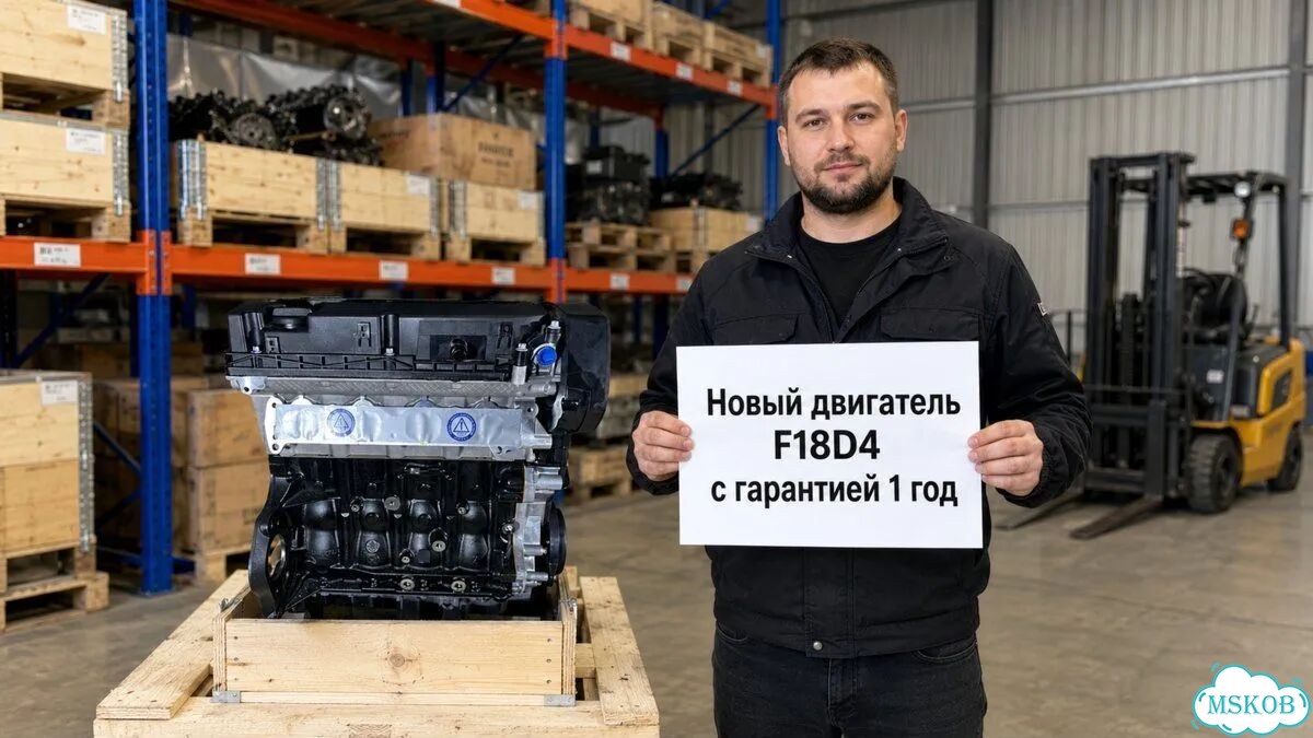 Новый двигатель F18D4 1.8л фото 1