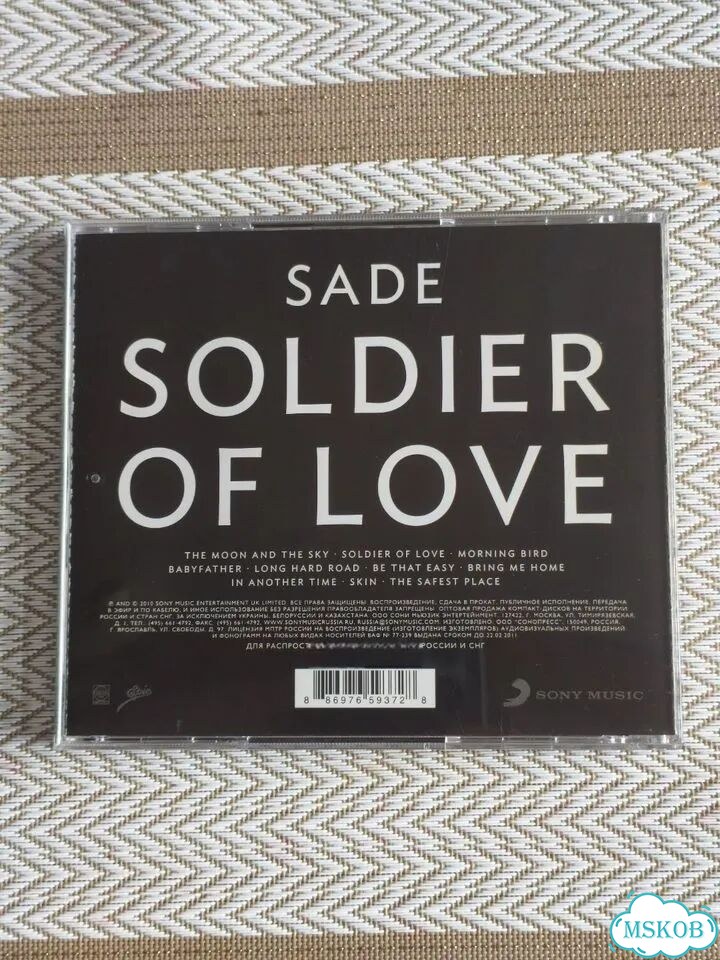Cd диск soldier of love sade фото 3