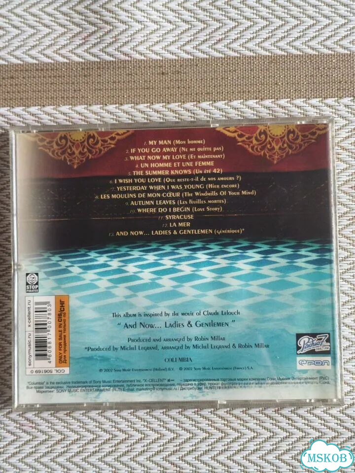 Cd диск Patricia Kaas piano bar фото 3