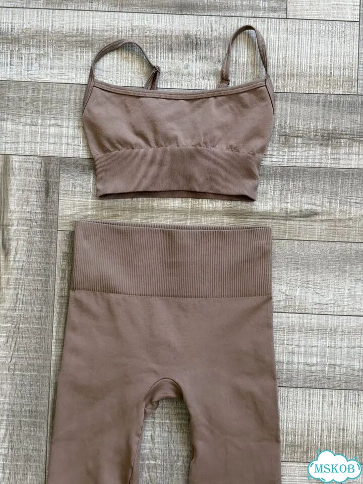 Костюм lavarice топ и леггинсы хс капучино фото 4