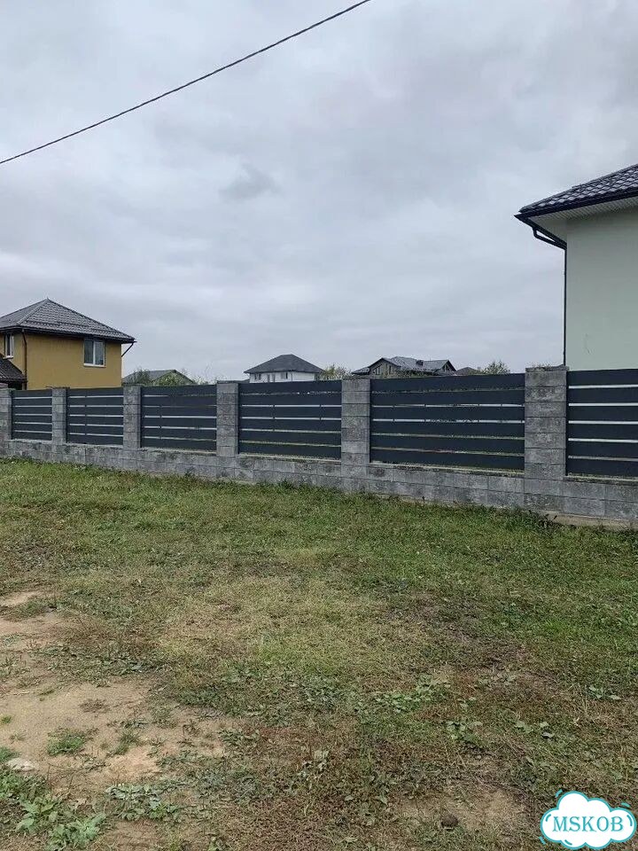 Бетонные блоки для забора фото 4