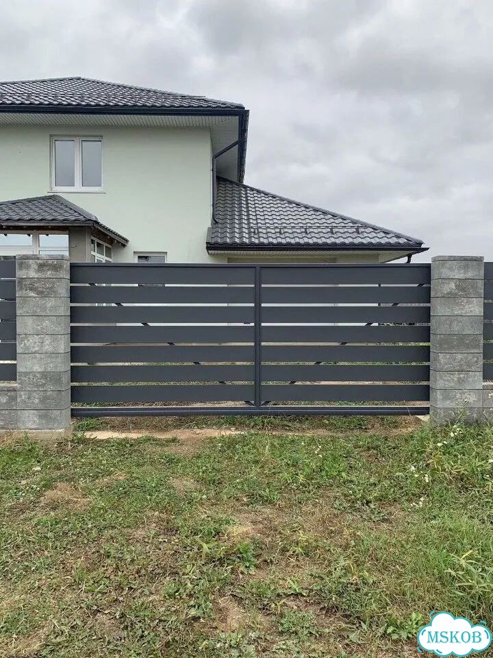 Бетонные блоки для забора фото 6
