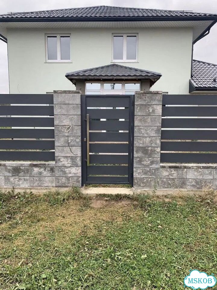 Бетонные блоки для забора фото 8