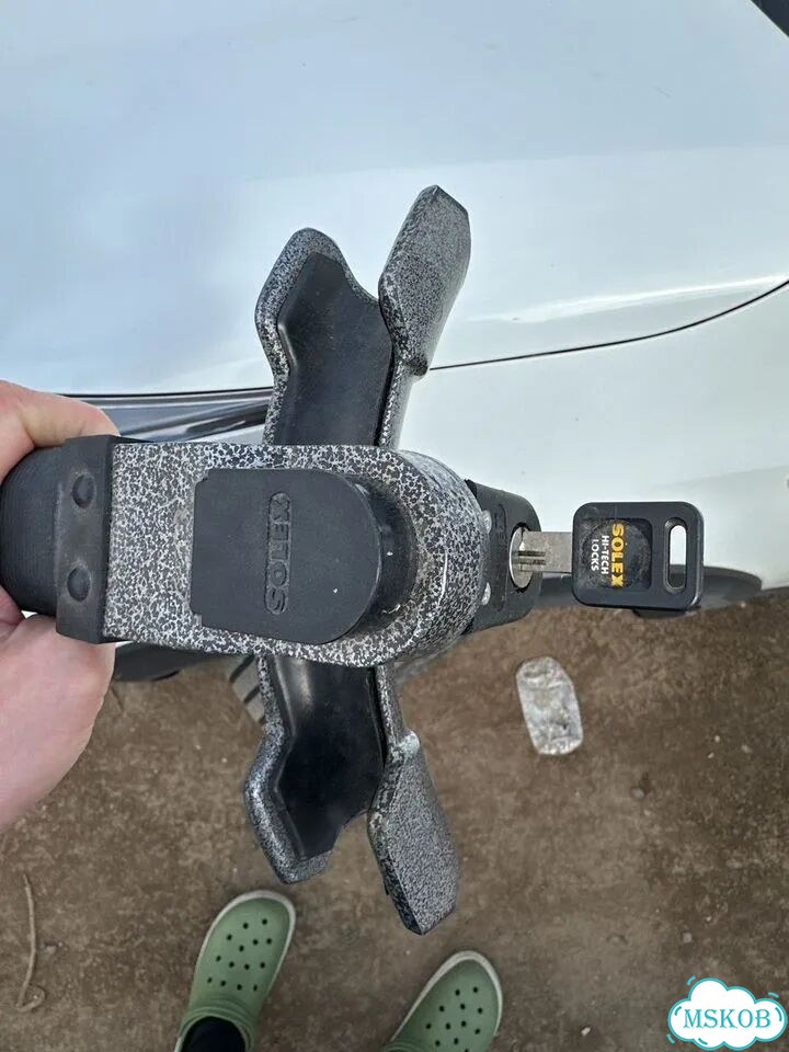 Противоугонное устройство на руль Solex фото 3