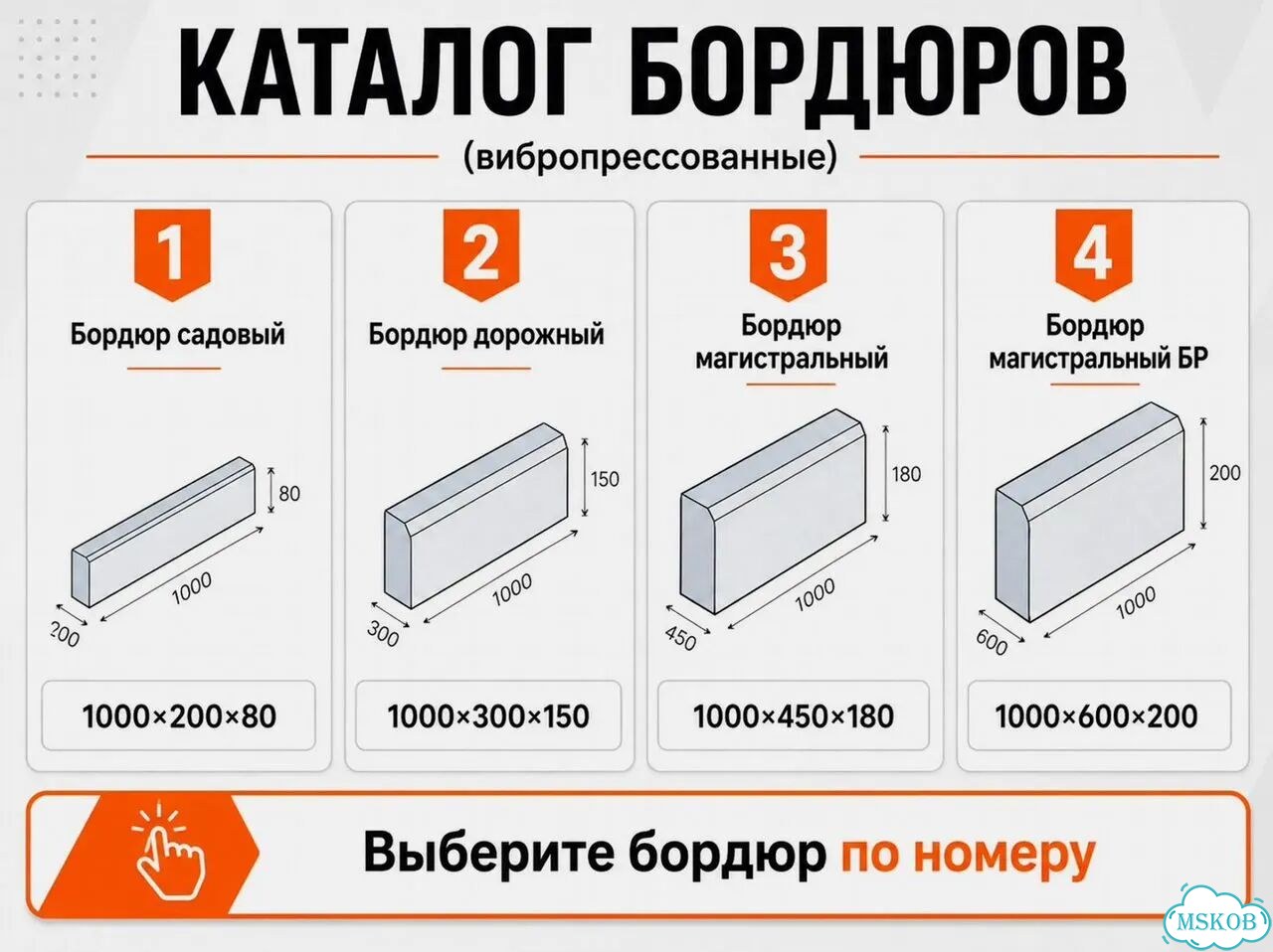 Бордюр 1000х300х150 от завода с доставкой фото 2