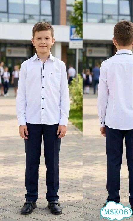 Детская рубашка для мальчика фото 2