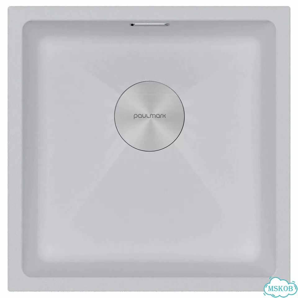 Комплект Мойка Paulmark Lumi LU45-WH 45x46 фото 3