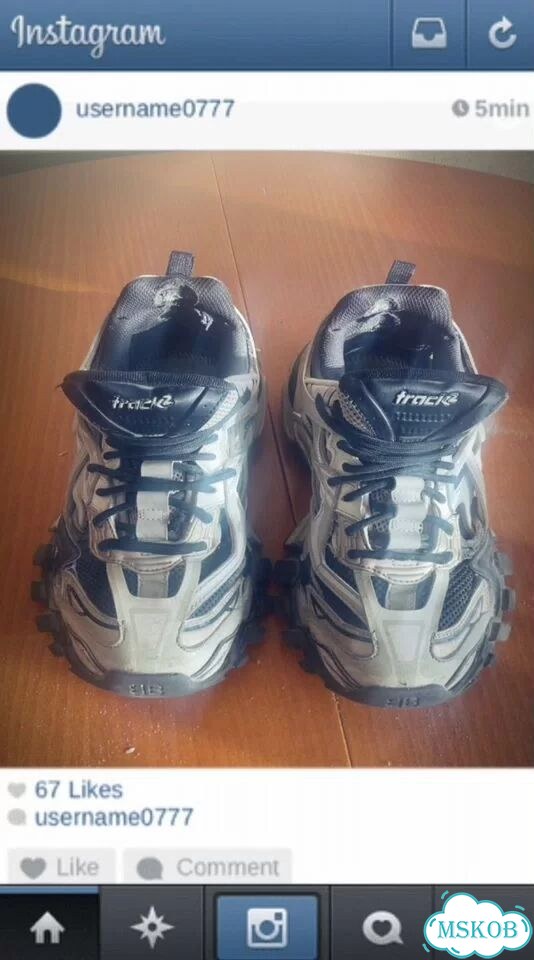 Balenciaga track 2 champagne black фото 1