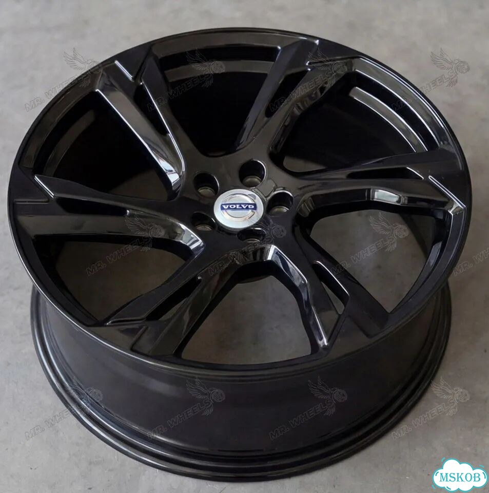 9x22 5x108 ET38.5 D63.4 766 Gloss Black фото 4