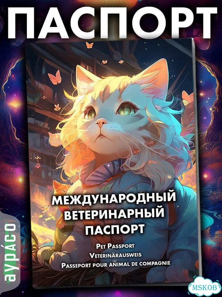 Ветеринарный паспорт для кошек и собак международн фото 1