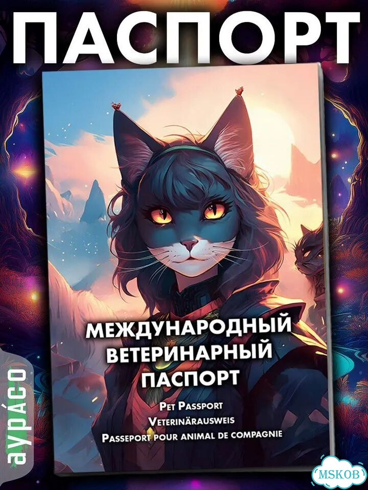 Ветеринарный паспорт для кошек и собак международн фото 1