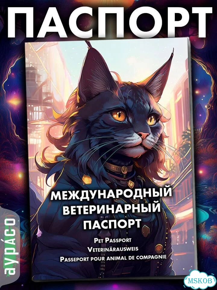 Ветеринарный паспорт для кошек и собак международн фото 1