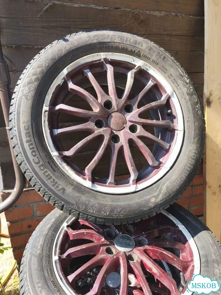 Колеса в сборе r16 зимние фото 5
