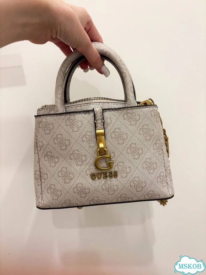 Сумка guess Monogram Mini Satchel фото 1