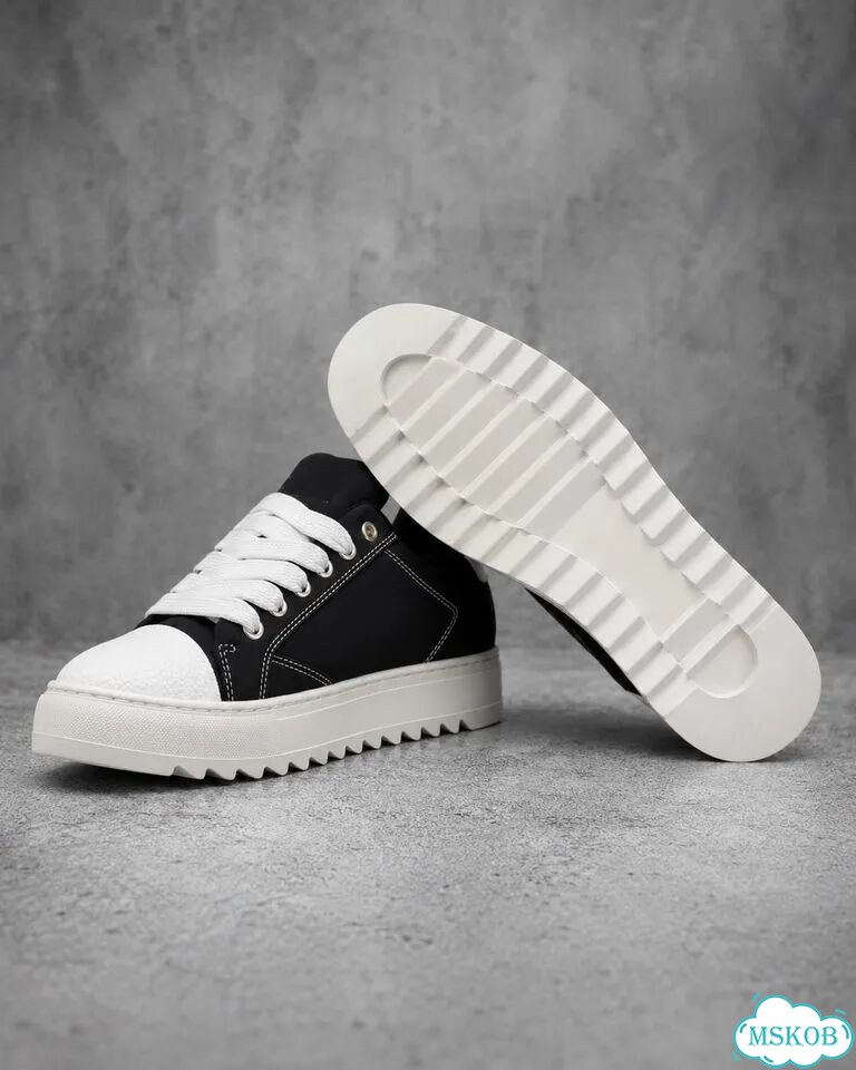 Кеды numeris atelier acrylic black фото 4