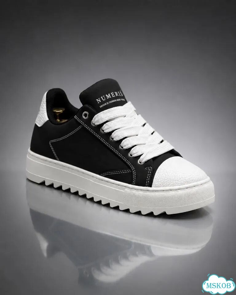 Кеды numeris atelier acrylic black фото 8