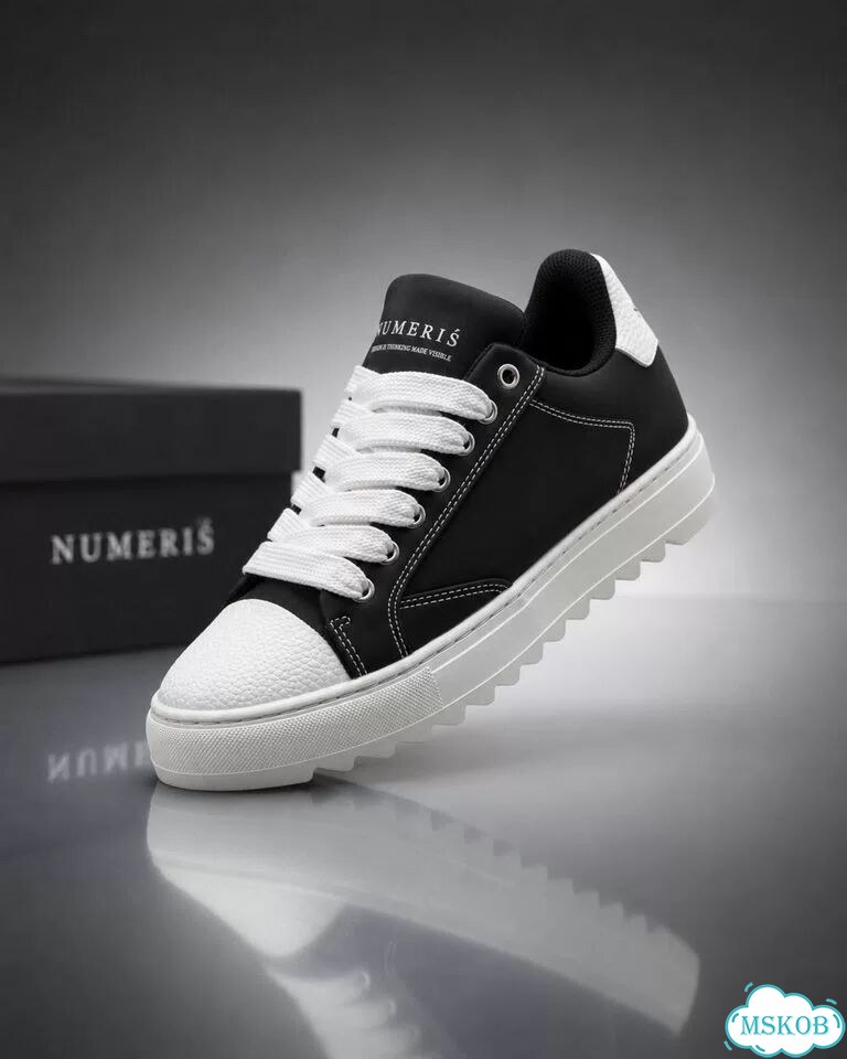 Кеды numeris atelier acrylic black фото 3