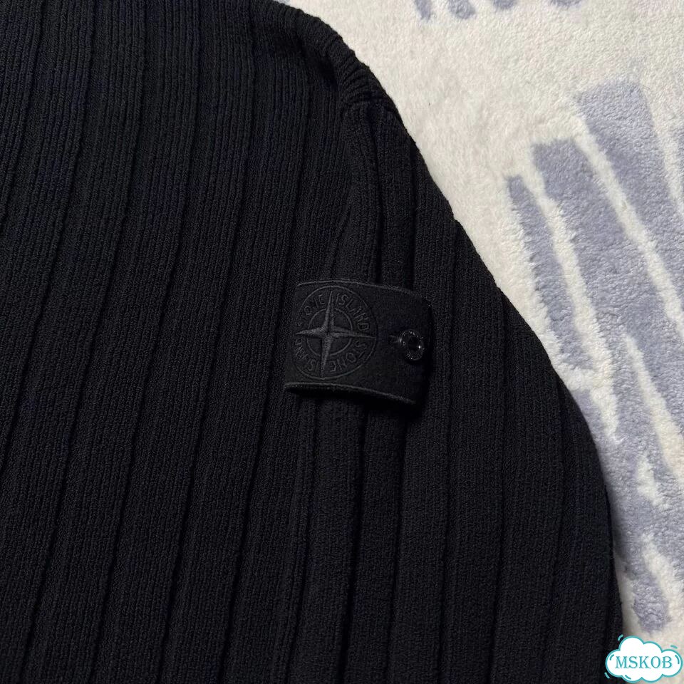 Stone island Ghost Piece 1/4 Zip Ribbed Knit фото 6