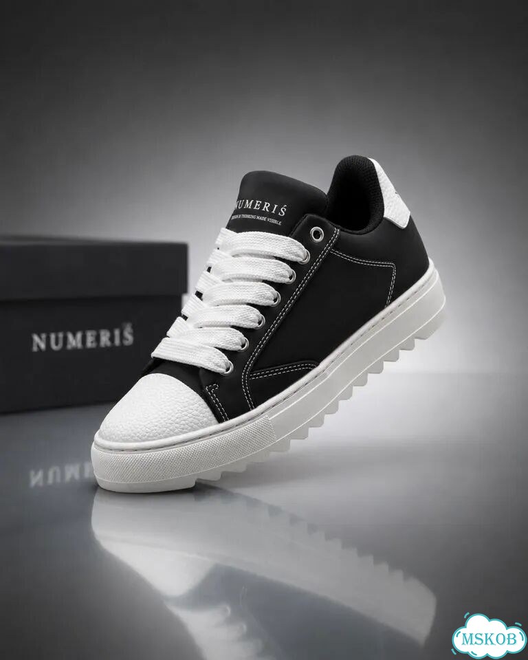 Кеды numeris atelier acrylic black фото 3