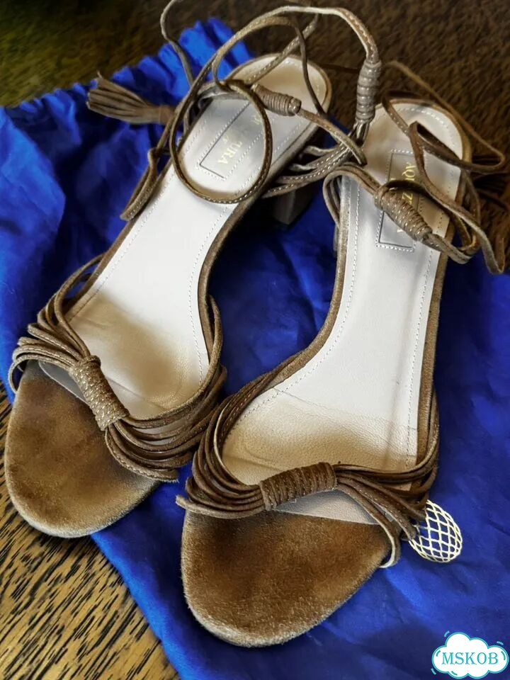 Aquazzura босоножки 38,5 оригинал фото 2