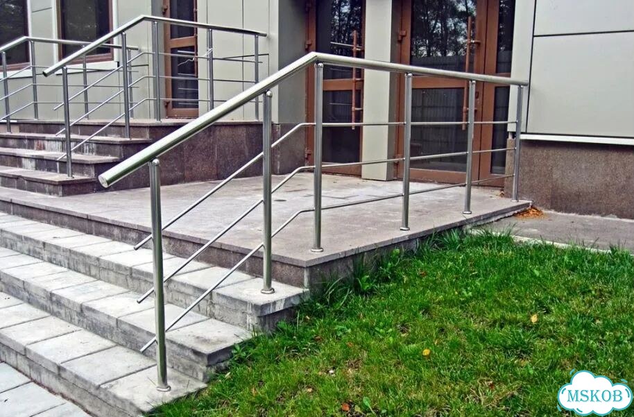 Винтовые поручни из шлифованной коррозионно-стойко фото 8
