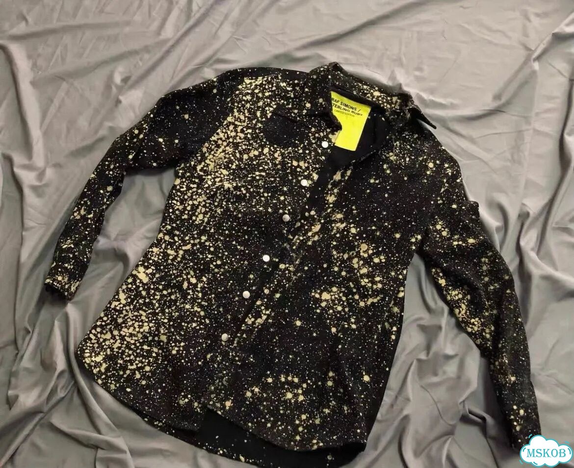 Джинсовая рубашка Raf Simons Sterling Ruby фото 1