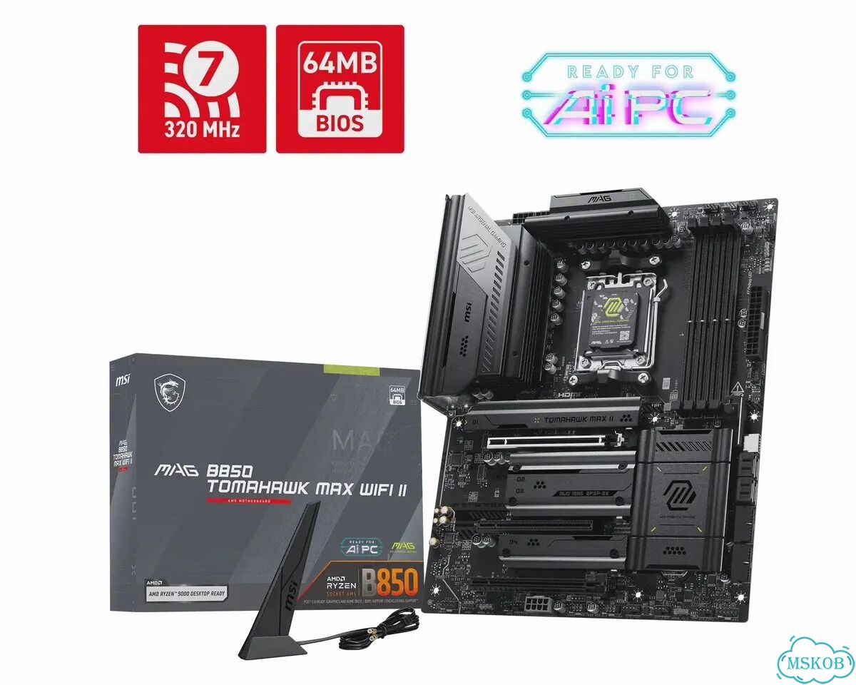 MSI MAG B850 tomahawk MAX wifi II новые гарантия фото 1
