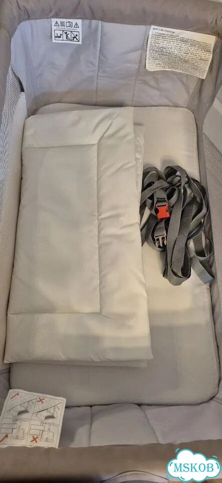 Приставная кроватка chicco next2me essential фото 5