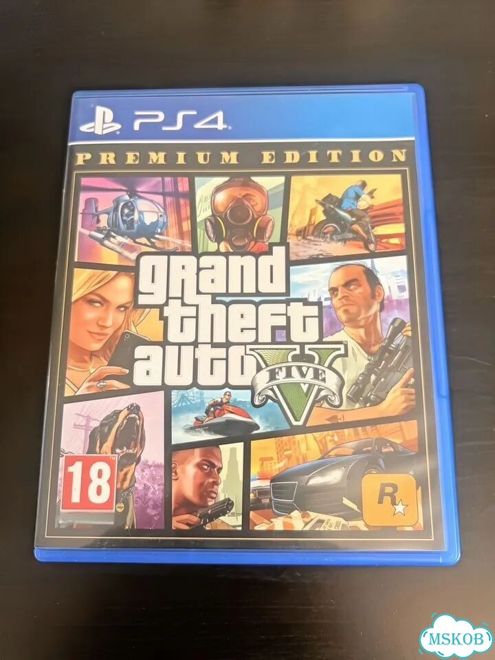 Gta 5 ps4 диск фото 1