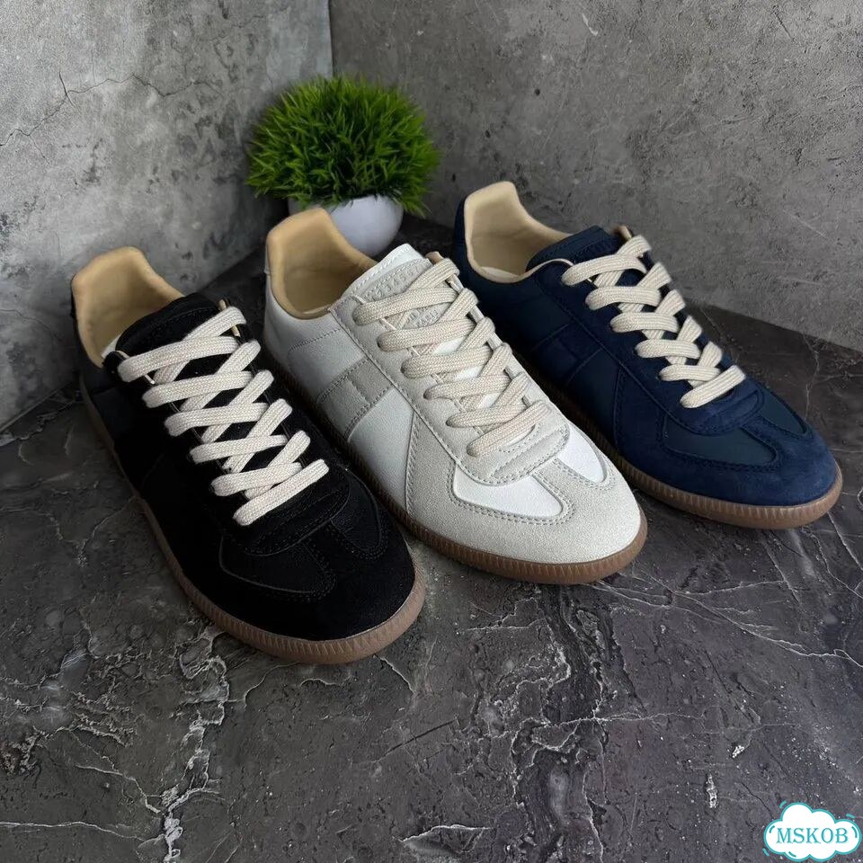 Кеды maison margiela replica black blue white фото 1