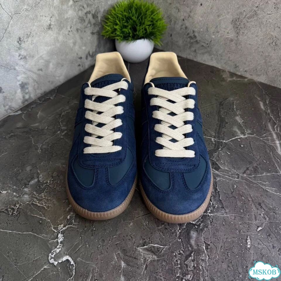 Кеды maison margiela replica black blue white фото 5