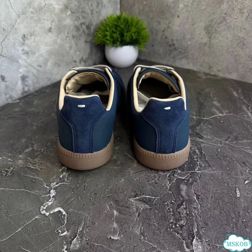 Кеды maison margiela replica black blue white фото 6