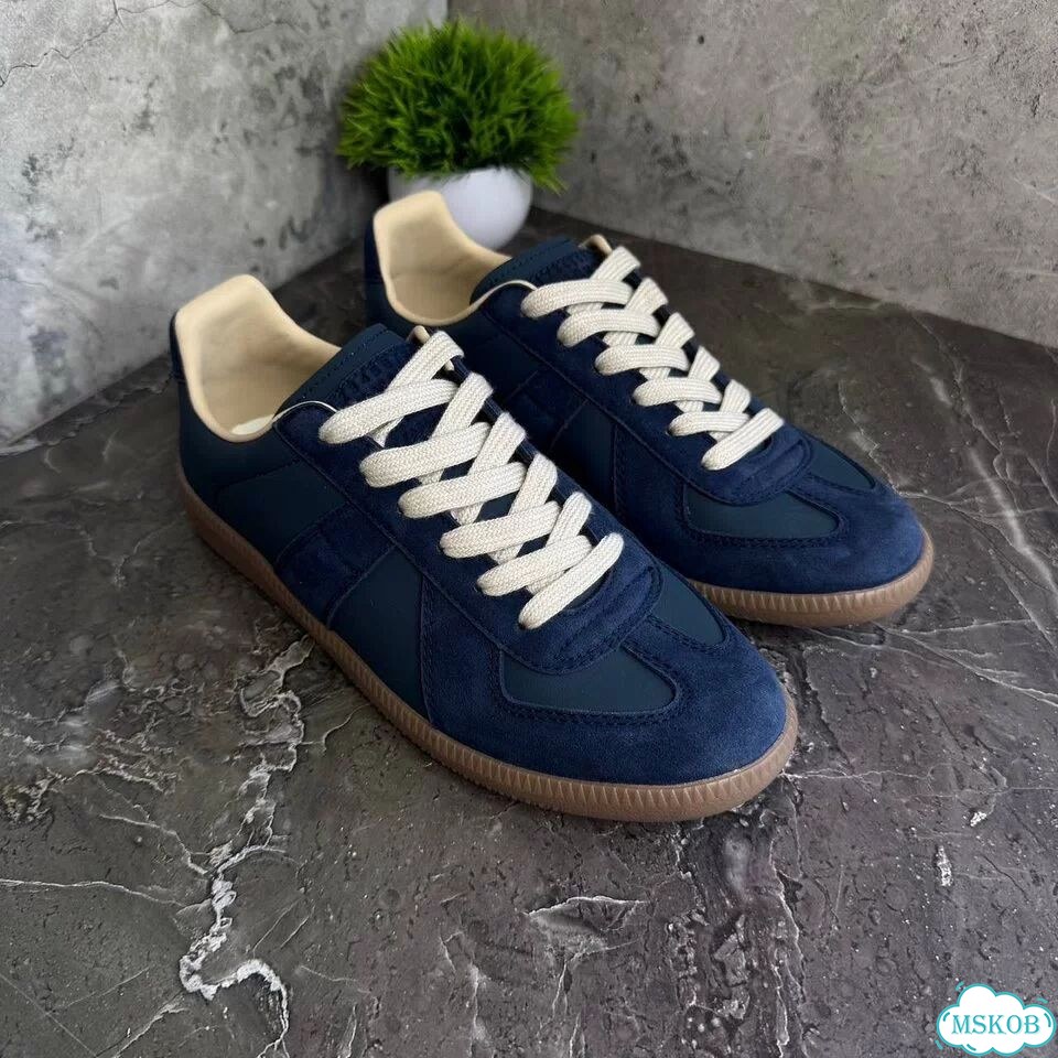 Кеды maison margiela replica black blue white фото 7