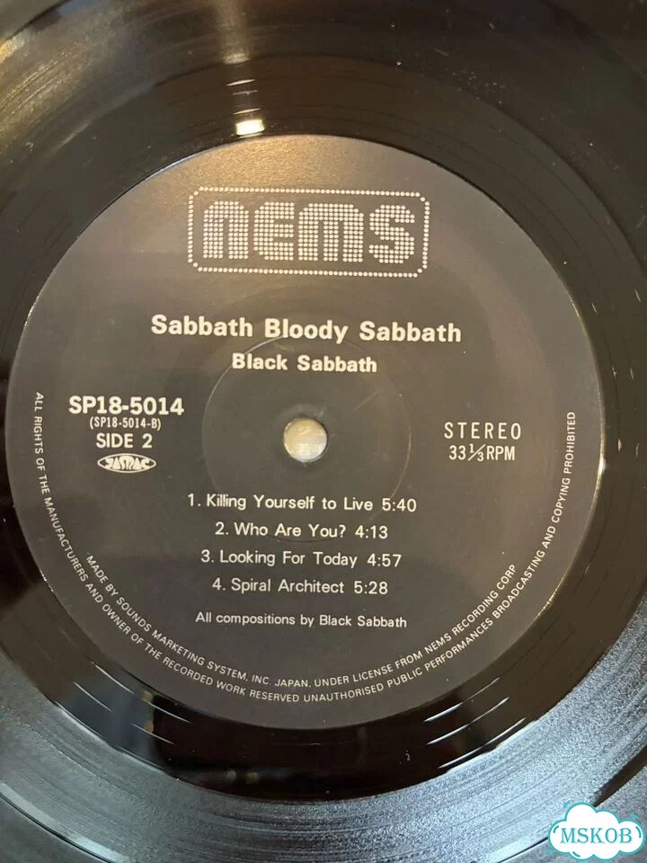 Black Sabbath/Sabbath Bloody Sabbath/Japan (1980) фото 4
